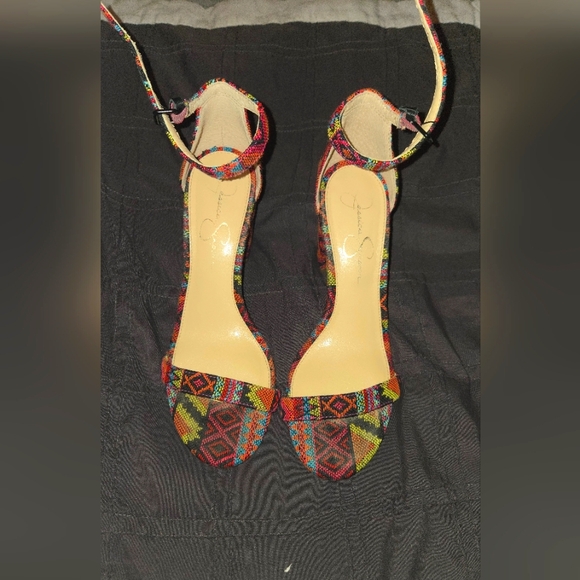 Jessica Simpson Multicolor Patterned Heels - Picture 2 of 5